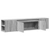 vidaXL TV Wall Cabinet Grey sonoma Engineered wood 70.9x12.2x15.6 in
