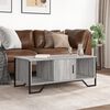 vidaXL Coffee Table Gray Sonoma Engineered wood 39.4 x 20.1 x 15.7 in