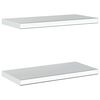 vidaXL Wall Shelf Silver Stainless Steel 19.7 in Durable Wall Shelf