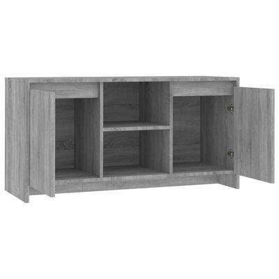 vidaXL TV Cabinet Gray Sonoma 40.2"x14.8"x20.7" Engineered Wood