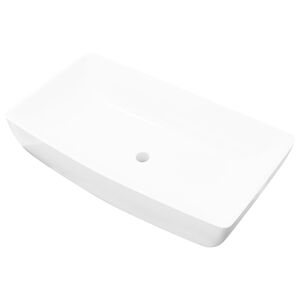 Luxury Ceramic Basin Rectangular Sink White 28"x15.4"