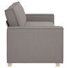 vidaXL Sofa Taupe 86.61 x 30.71 x 33.07 in Fabric