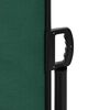 vidaXL Retractable Side Awning Dark Green