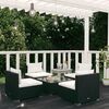 vidaXL Garden Lounge Set Black