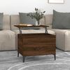 vidaXL Coffee Table Brown Oak Engineered Wood Compact