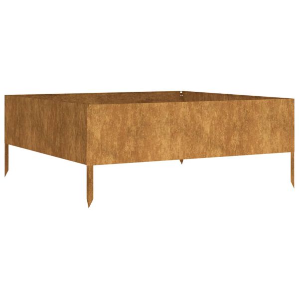vidaXL Garden Raised Bed Rusty Corten Steel Large Durable