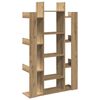vidaXL Book Cabinet Artisan Oak Engineered Wood Medium Book Cabinet