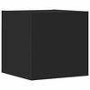 vidaXL TV Cabinet Set Set of 8 Black Engineered wood Medium