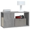 vidaXL TV Cabinet Gray sonoma Engineered wood 23.6 x 9.4 x 12.6 in