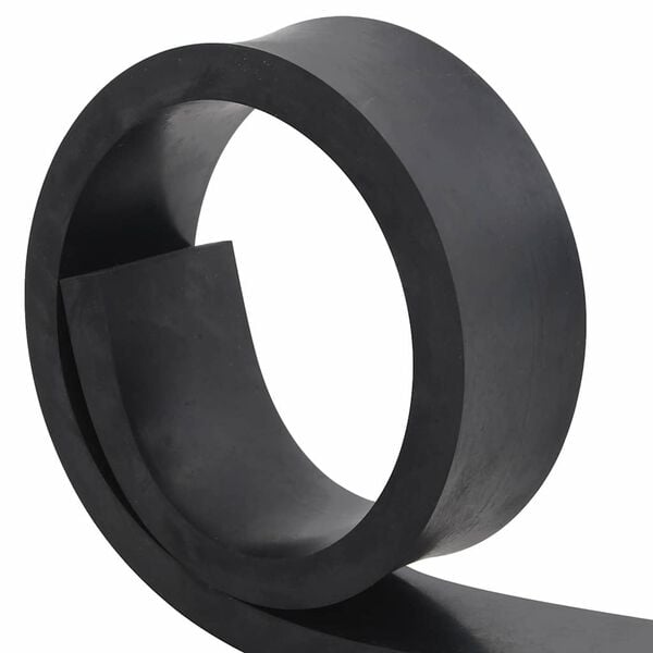 vidaXL Rubber Edge for Snow Plow Black Styrene-butadiene rubber