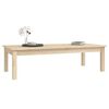 vidaXL Coffee Table Brown Solid pine wood 43.3 in x 19.7 in x 11.8 in