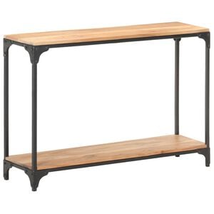 vidaXL Console Table Natural wood and black