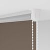 vidaXL Black Out Roller Blinds Coffee Polyester, Aluminum, PVC
