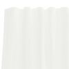 vidaXL Voile Curtains with Rod Pockets 2 pcs White