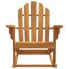 vidaXL Garden Adirondack Chair Natural Teak Solid teak wood Standard
