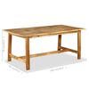 vidaXL Dining Table Solid Mango Wood 70.9"