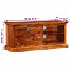 vidaXL TV Stand Natural wood Solid Acacia wood Medium TV Stand