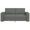 vidaXL 2-Seater Sofa Dark Grey 70.9"x30.7"x33.1" Fabric