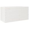 vidaXL Garden Planter White Solid pinewood 35.4 x 15.7 x 17.9 in