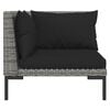 vidaXL Garden Lounge Set Dark Grey