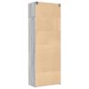 vidaXL Storage Cabinet Grey Sonoma 31.5x16.7x88.6" Engineered Wood