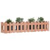 vidaXL Garden Raised Bed Brown Solid Douglas wood 59.1 x 11.8 x 11.8 in