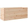 vidaXL Garden Planter Natural Wood Solid Pine Wood Large Garden Planter