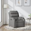 vidaXL Recliner Chair Dark Grey Polyester, Metal, Plywood Single
