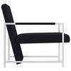vidaXL Armchairs Black PVC 94%, Cotton 4%, Polyester 2% Compact