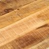 vidaXL Table Top Natural Solid rough mango wood 39.4 in x 15.7 in