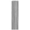 vidaXL Radiator Cover Grey Sonoma 30.7x7.9x32.3" Engineered Wood