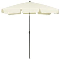 vidaXL Beach Umbrella Sand Yellow 70.9"x47.2"