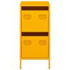 vidaXL Sideboard Mustard Yellow Cold-rolled Steel Sideboard Rectangular