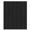 vidaXL Kitchen Wall Cabinet Black Engineered wood Medium