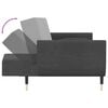 vidaXL Sofa Bed Dark Grey Velvet (100% polyester), wood, metal, foam