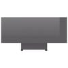 vidaXL Couch Table High gloss grey Engineered wood Medium Accent Table