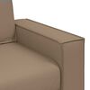 vidaXL Sofa Cappuccino 70.87 x 30.71 x 33.07 in Fabric