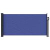 vidaXL Retractable Side Awning Blue