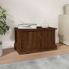 vidaXL Storage Box Brown Oak Engineered Wood Compact Storage Box