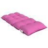vidaXL Lowback Chair Cushion Set of 4 Pink Oxford fabric 39.4 x 19.7 in