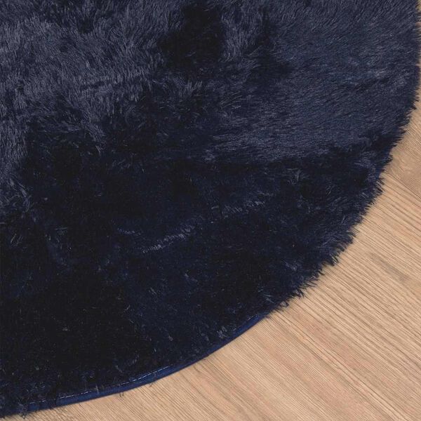 vidaXL Shaggy Rug Navy Polyester 118.1 x 78.7 in Non-slip Shaggy Rug