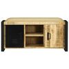 vidaXL Bench Cabinet Brown 100 x 35 x 50 cm Solid Mango wood