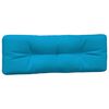 vidaXL Pallet Cushion Blue 100% polyester, Hollow fiber