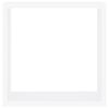 vidaXL Wall Cube Shelf Set of 3 White MDF Small Wall Cube Shelf