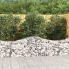vidaXL Gabion Basket Set of 30 Silver Galvanized iron