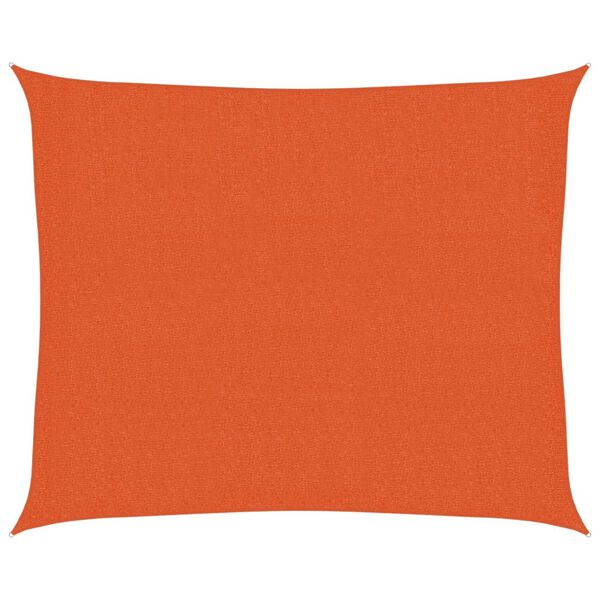 vidaXL Sunshade Sail 1.75 oz/ft&sup2; Orange 8.2x9.8' HDPE