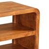 vidaXL TV Cabinet Brown Solid Acacia Wood with Acacia Finish