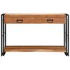 vidaXL Console Table Brown 120 x 33 x 75 cm solid acacia wood