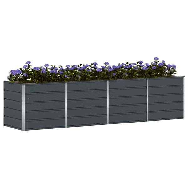 vidaXL Planter Anthracite 240 x 80 x 75 cm Steel