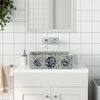 vidaXL Countertop Basin Multicolour Rectangular 18.1x14.0x5.1" Ceramic